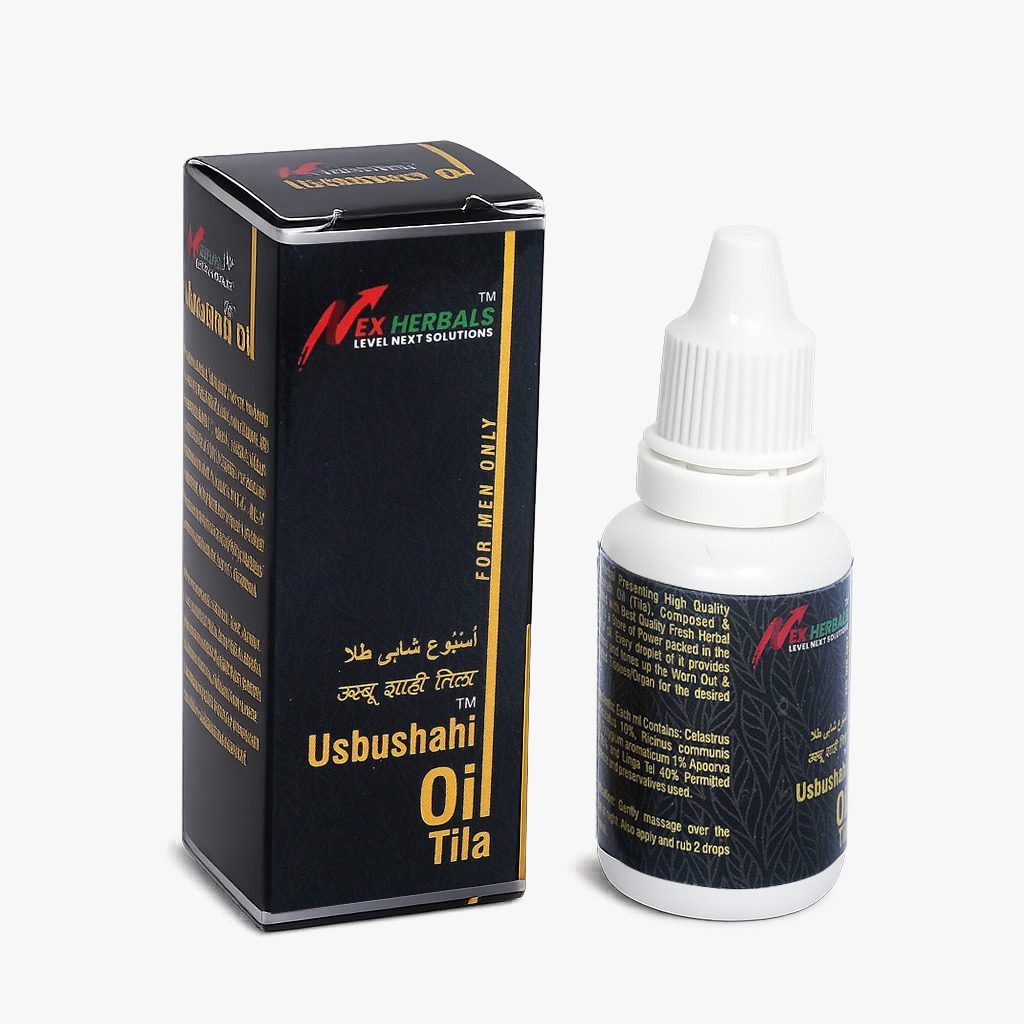 Usbushahi Oil bottle and box